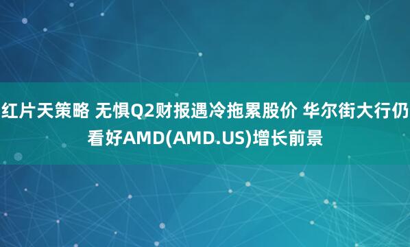 红片天策略 无惧Q2财报遇冷拖累股价 华尔街大行仍看好AMD(AMD.US)增长前景